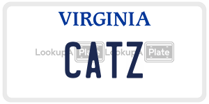 CATZ  license plate in VA