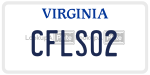 CFLSO2  license plate in VA