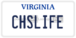 CHSLIFE  license plate in VA