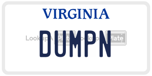 DUMPN  license plate in VA