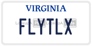 FLYTLX license plate in Virginia