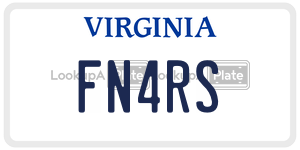 FN4RS  license plate in VA