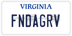 FNDAGRV  license plate in VA