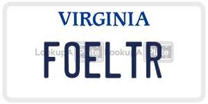 FOELTR  license plate in VA