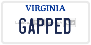 GAPPED (VA) License Plate: User Reports & Vehicle Information!