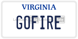 GOFIRE  license plate in VA