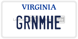 GRNMHE license plate in Virginia