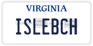 ISLEBCH  license plate in VA