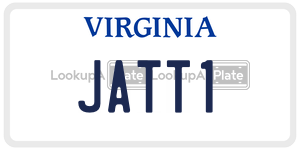 JATT1 license plate in Virginia