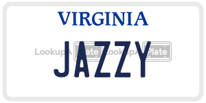 JAZZY license plate in Virginia