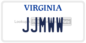 JJMWW  license plate in VA