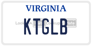 KTGLB  license plate in VA