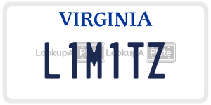 L1M1TZ license plate in Virginia