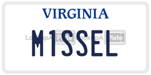 M1SSEL  license plate in VA