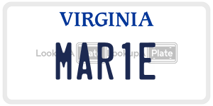 MAR1E  license plate in VA