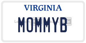 MOMMYB  license plate in VA