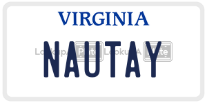 NAUTAY  license plate in VA