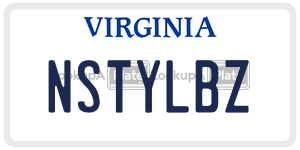 NSTYLBZ  license plate in VA