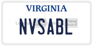 NVSABL  license plate in VA
