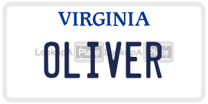 OLIVER  license plate in VA