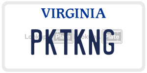 PKTKNG  license plate in VA