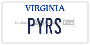 PYRS license plate in Virginia