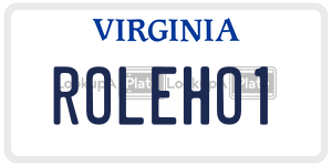 ROLEHO1  license plate in VA