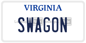SWAGON  license plate in VA