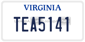 TEA5141  license plate in VA
