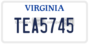 TEA5745  license plate in VA