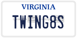 TWING8S  license plate in VA