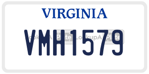 VMH1579 license plate in Virginia