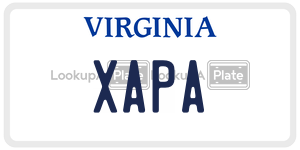 XAPA  license plate in VA