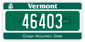 46403  license plate in VT