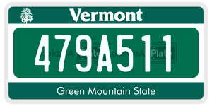 479A511  license plate in VT