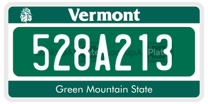 528A213  license plate in VT