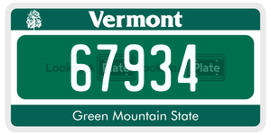 67934  license plate in VT
