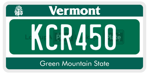 KCR450 license plate in Vermont