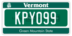 KPY099 license plate in Vermont