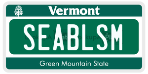 SEABLSM  license plate in VT