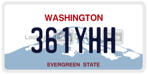 361YHH  license plate in WA
