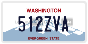 512ZVA  license plate in WA