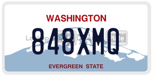 848XMQ  license plate in WA