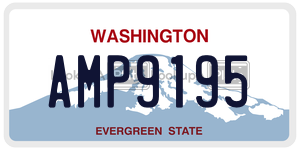 AMP9195  license plate in WA