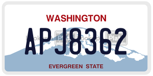 APJ8362  license plate in WA