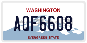 AQF6608  license plate in WA