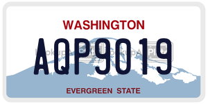 AQP9019  license plate in WA