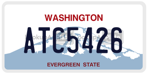 ATC5426  license plate in WA