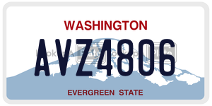 AVZ4806  license plate in WA