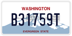 B31759T  license plate in WA